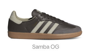 Men's Samba OG Sneakers in Brown/Taupe