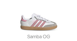 Toddler's Samba OG Sneakers in White/Pink