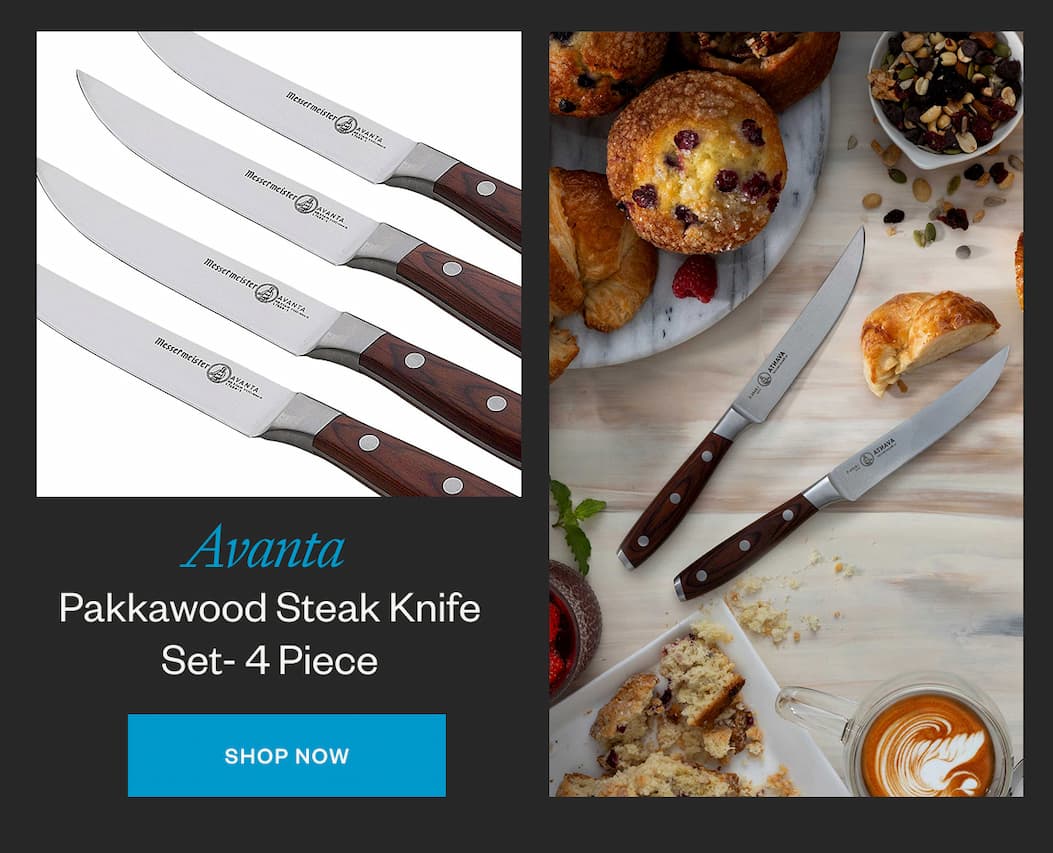 Avanta Pakkawood Steak Knife Set - 4 Piece