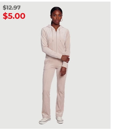 Shop Velour Pintuck Flare Leg Pants