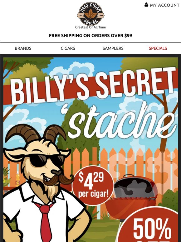 🥸Billy’s Secret Stache