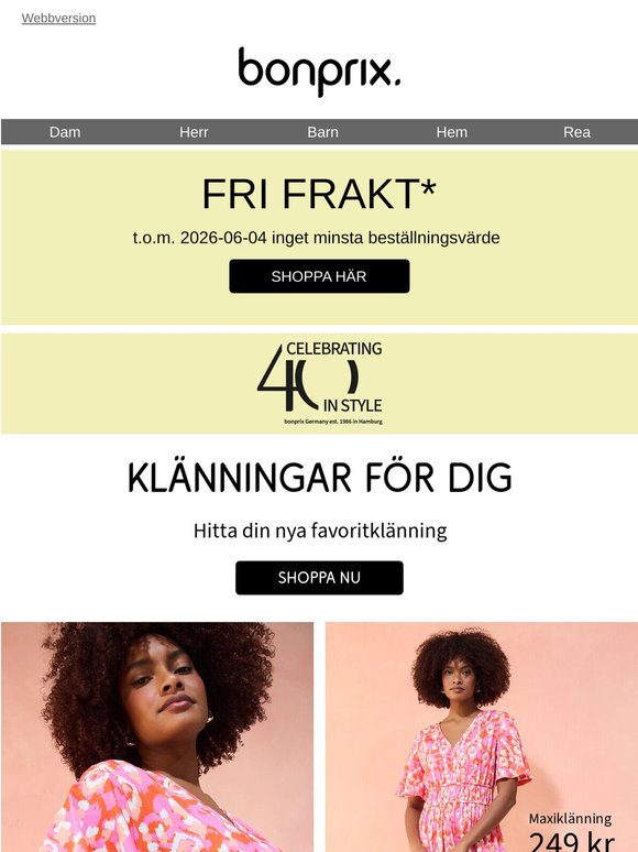 Nya klänningar, fri frakt 🤩