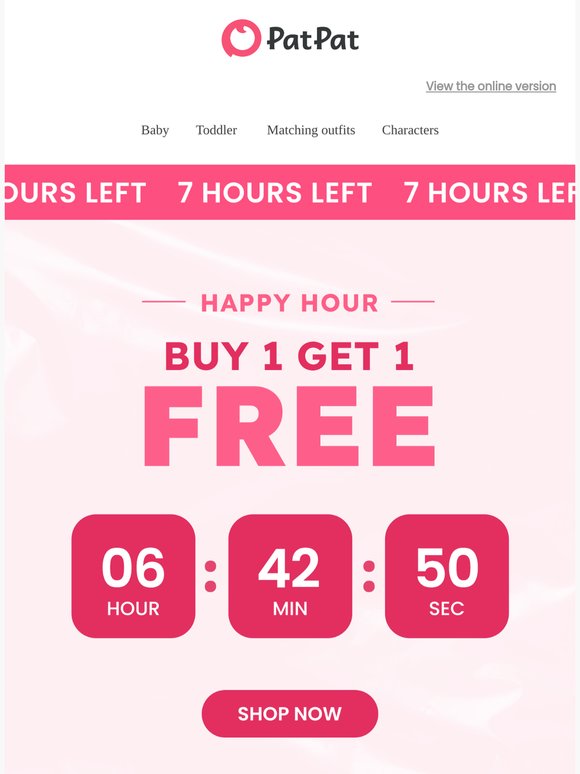 ⚡ 7 Hours Only: Buy 1, Get 1 FREE