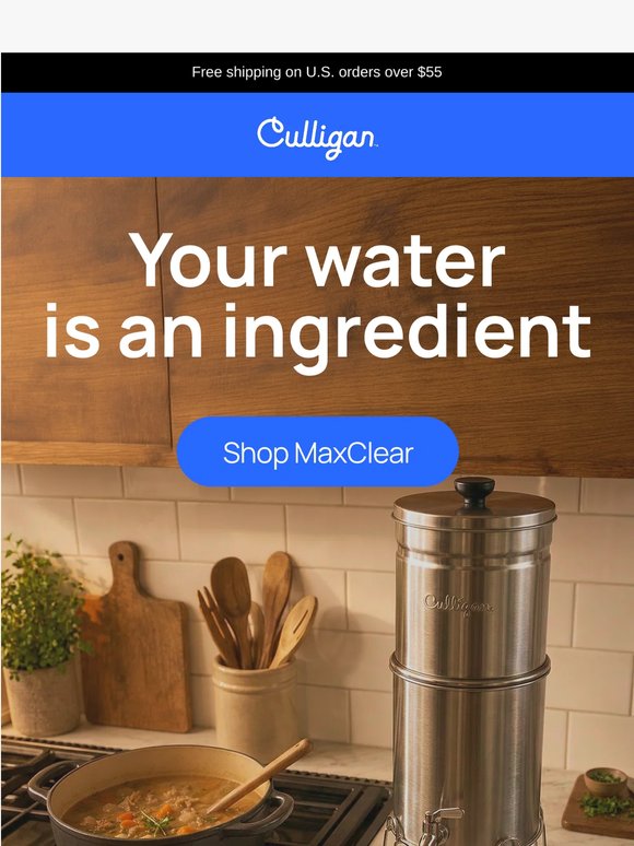 You filter what you eat — why not what you cook with?