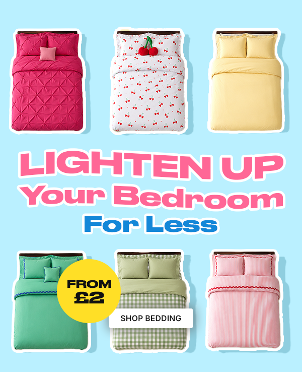 Lighten Up Your Bedroom for Less - Shop Bedding