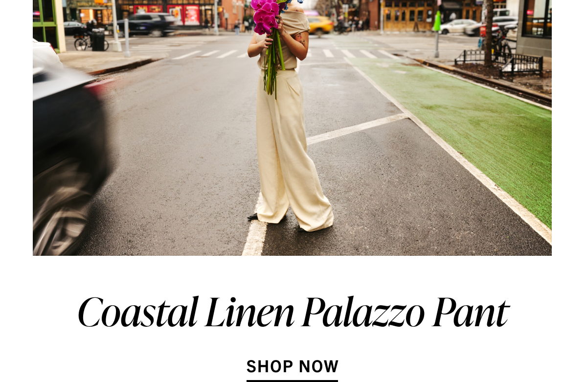 Coastal Linen Palazzo Pant