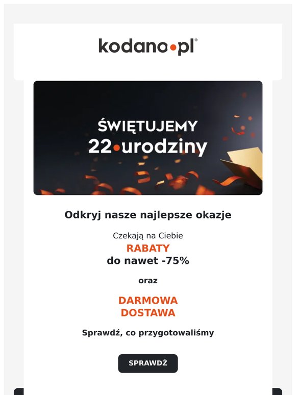 RABATY do -75% 🎂 Darmowa dostawa soczewek