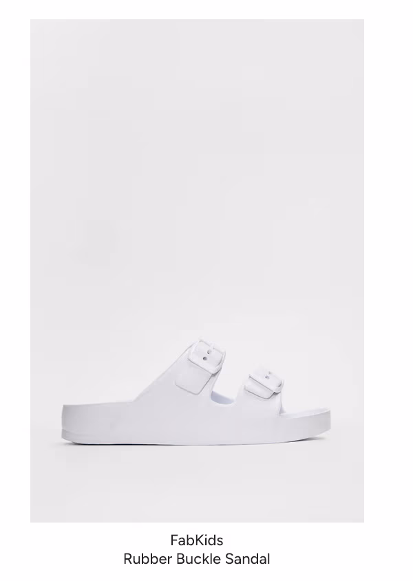 Rubber Buckle Sandal