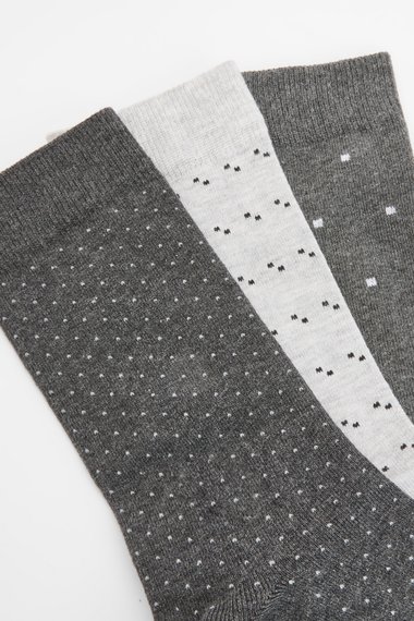 Multi 3 Pack Spot Socks