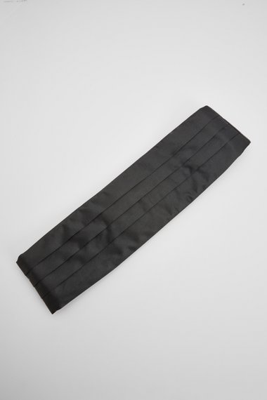 Black Plus & Tall Cummerbund