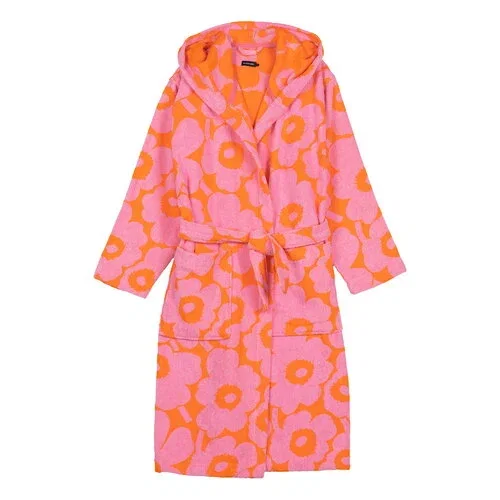 Pieni Unikko accappatoio, arancione - rosa