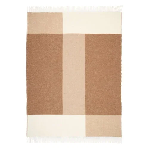 Plaid Layer, 130 x 170 cm, marrone