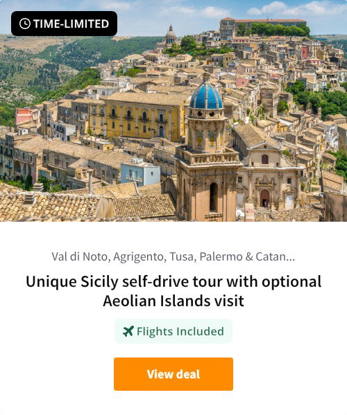 Unique Sicily self-drive tour with optional Aeolian Islands visit