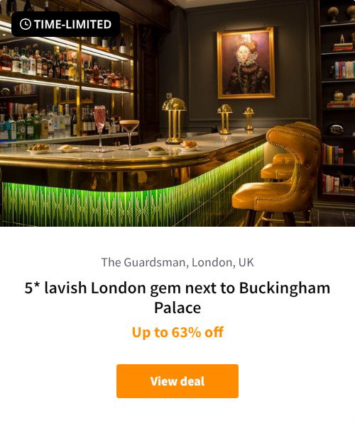 5* lavish London gem next to Buckingham Palace