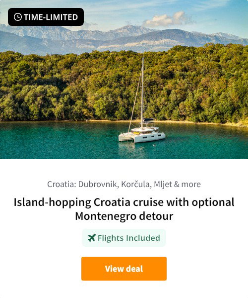Island-hopping Croatia cruise with optional Montenegro detour