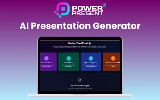 PowerPresent – AI Presentation Generator | Lifetime Access