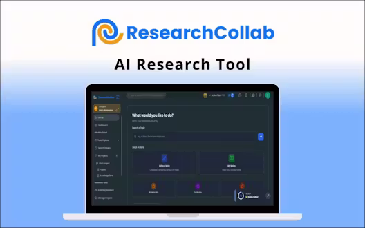 ResearchCollab – AI Research Tool | Annual & Lifetime Access