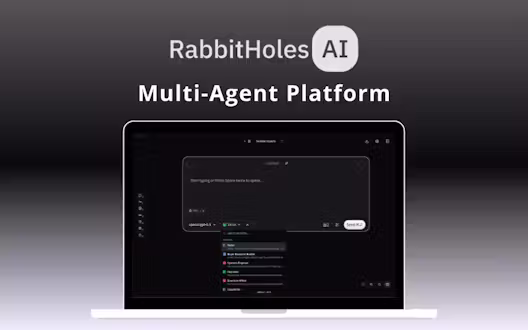 RabbitHoles AI – Multi-Agent Platform | Lifetime Access