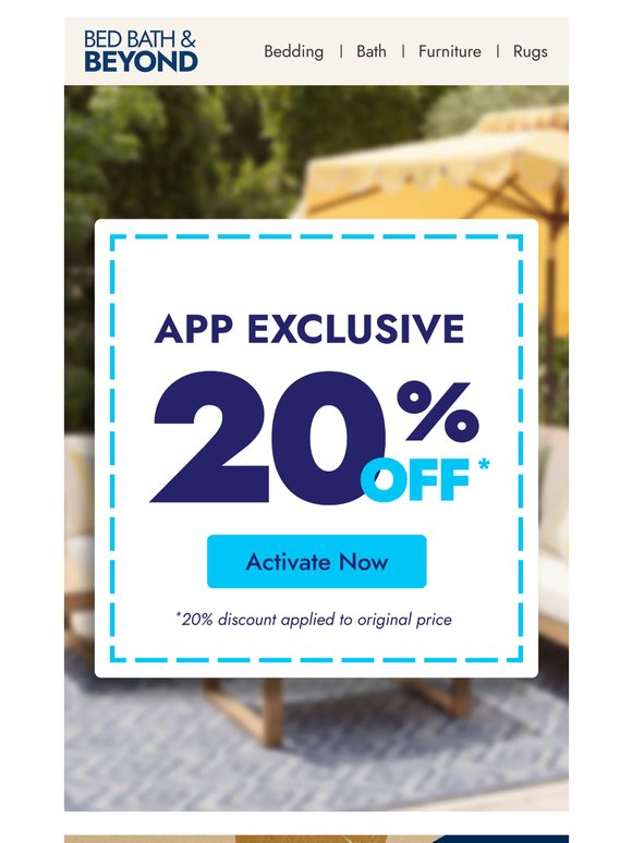 Shop the app, unlock 20% off*
