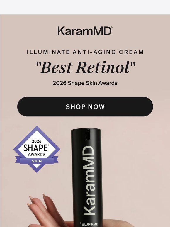 2026 Winner of "Best Retinol"
