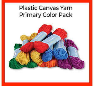 Plastic Canvas Yarn Primary Color Pack