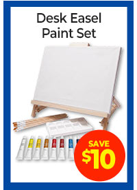 Desk Easel Paint Set - Save $10