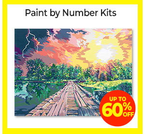 Paint by Number Kits Up to 60% Off