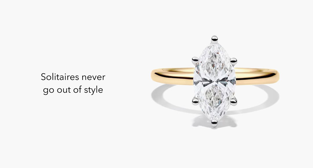 Solitaires never go out of style