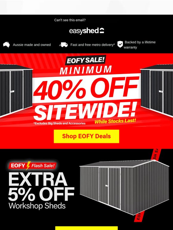 🔥 Hot EOFY Flash Savings!