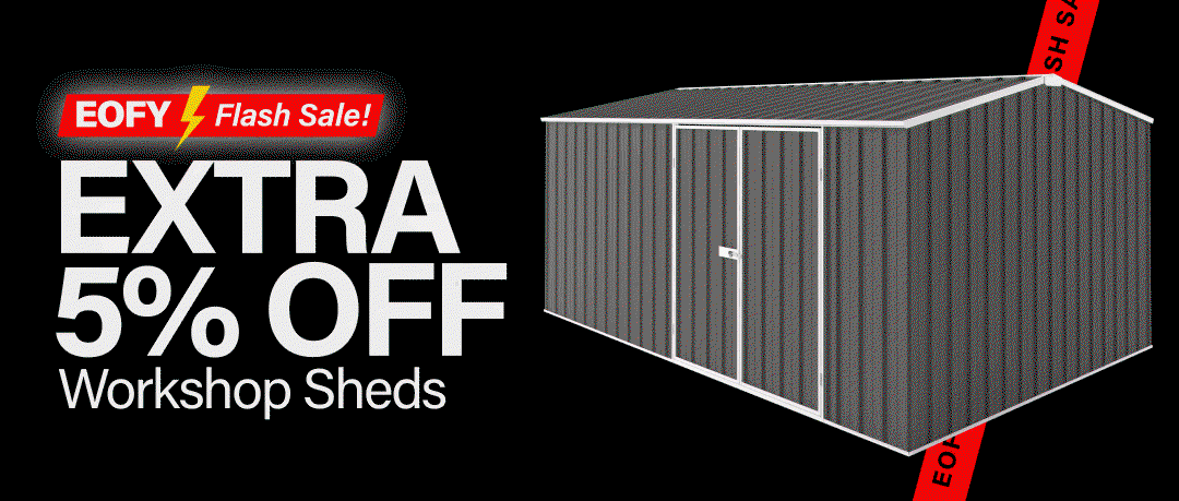 Extra 5% Off Workshop Sheds