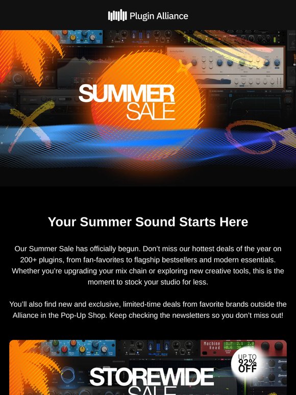 The Summer Sale is ON! ☀️️ Storewide Sale and Pop-Up Shop specials