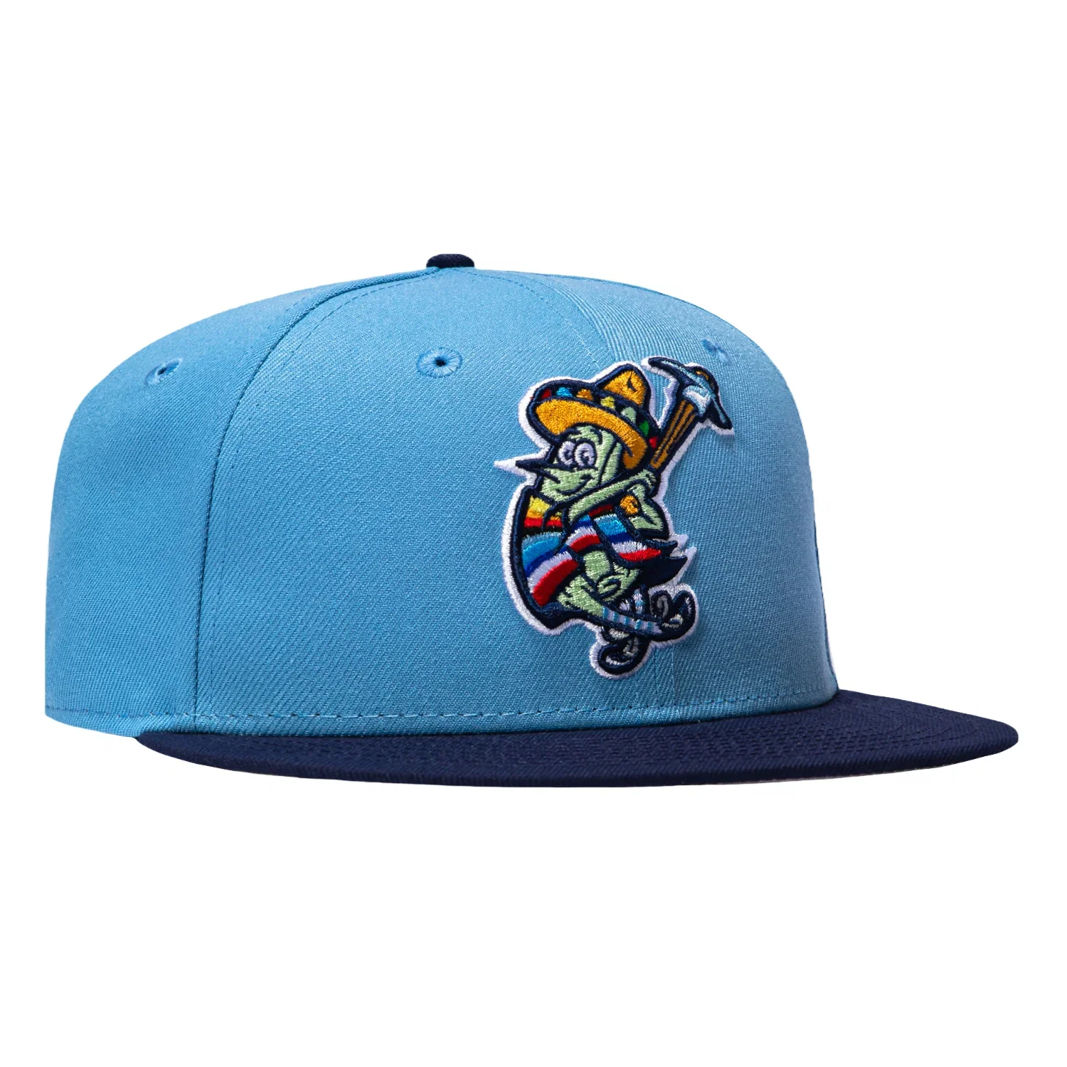 Image of New Era 59Fifty Wilmington Blue Rocks Copa Hat - Light Blue, Light Navy