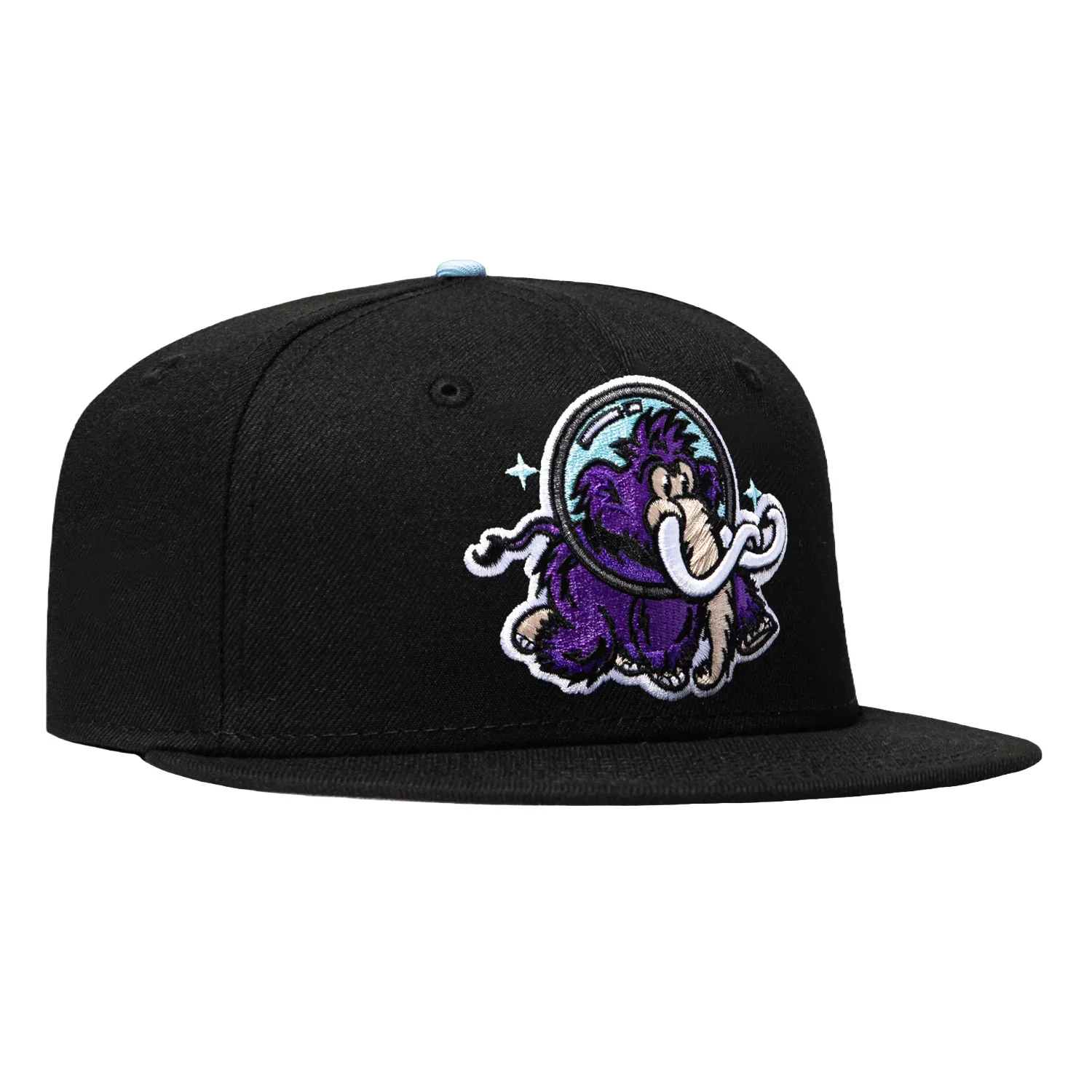Image of New Era 59Fifty Erie SeaWolves Moon Mammoths Hat - Black