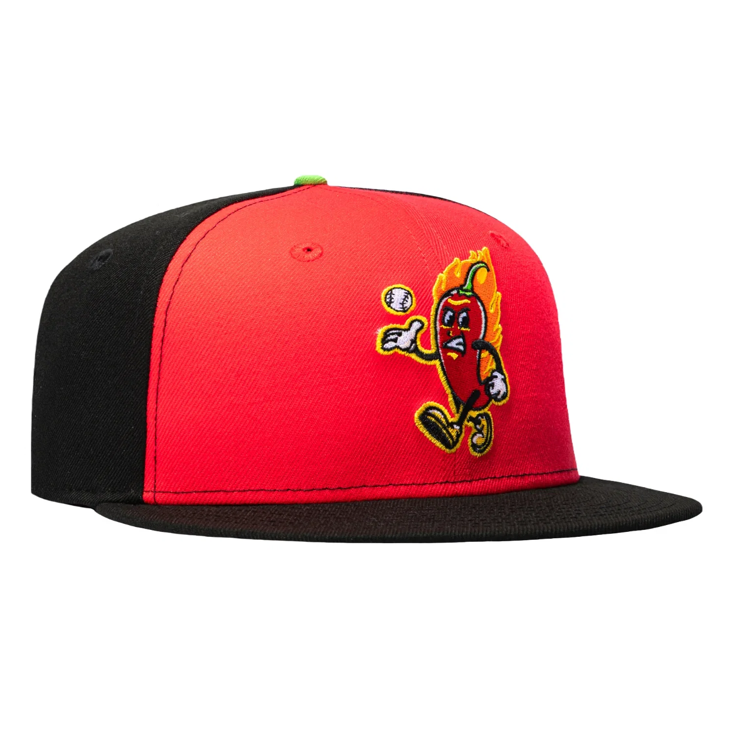 Image of New Era 59Fifty Lake County Captains Copa Rail Hat - Infrared, Black