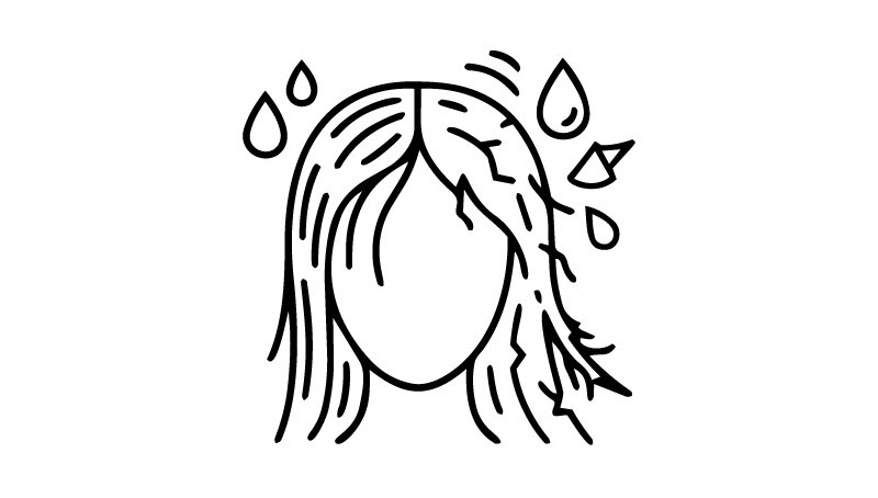 Coloured/damaged hair