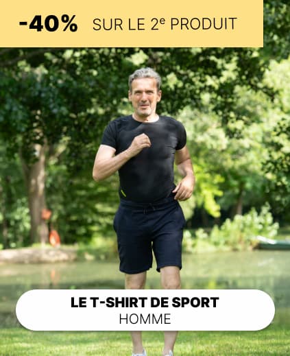 Le T-shirt de sport le plus recommandé par les médecins pour soulager le dos
