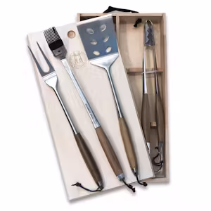 4-Piece BBQ Tool Set