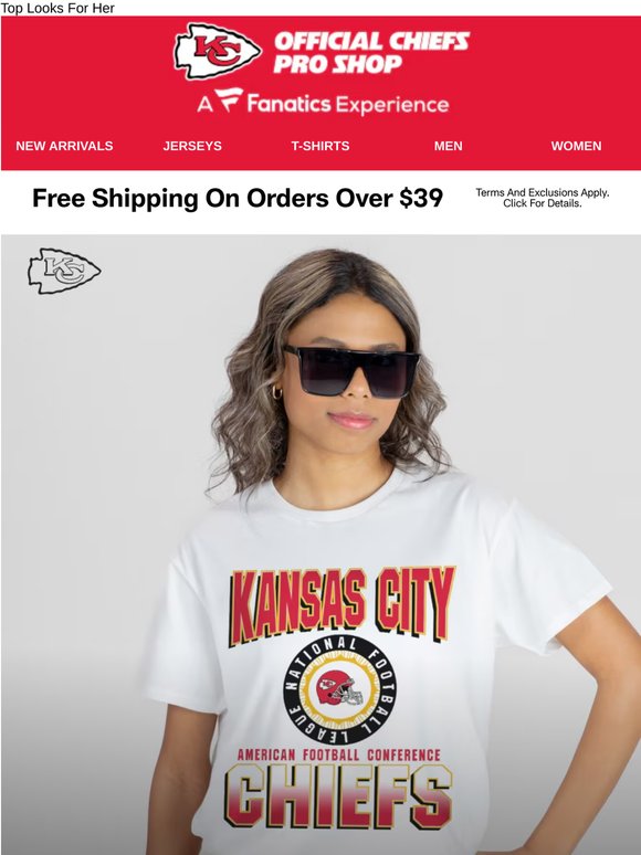 Women's Gear For Chiefs Fans