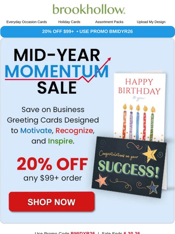 Shop the Mid-Year Momentum Sale - 20% OFF any $99 Order!