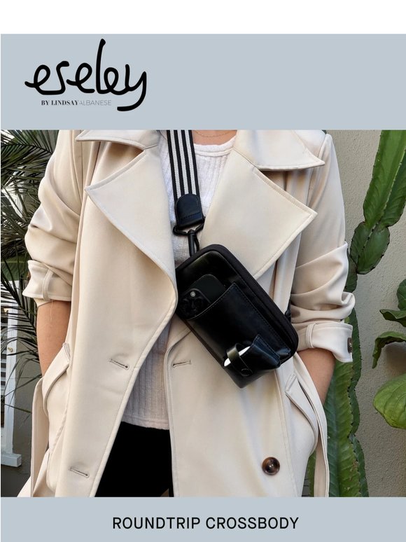 It's here! The Round Trip Crossbody