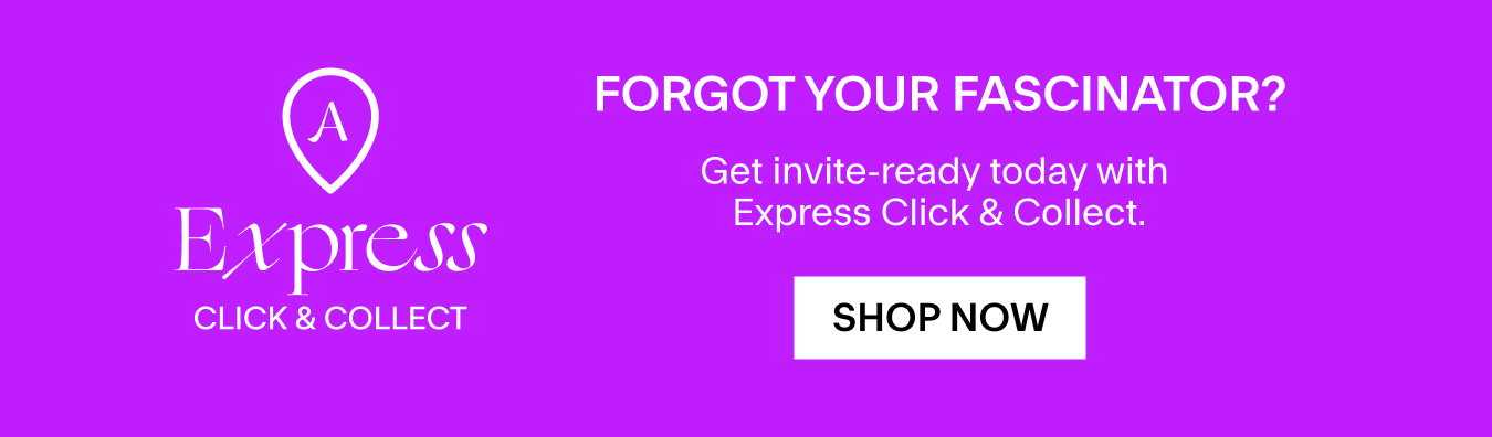 FORGOT YOUR FASCINATOR? Express Click and Collect Order today, Get it today