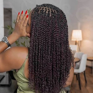Image of 50% OFF|Mix #1B/99J Afro Kinky Bulk Human Hair