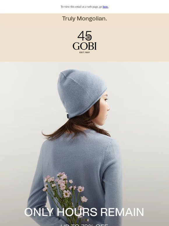 The Final Hours of Up to 70% Off