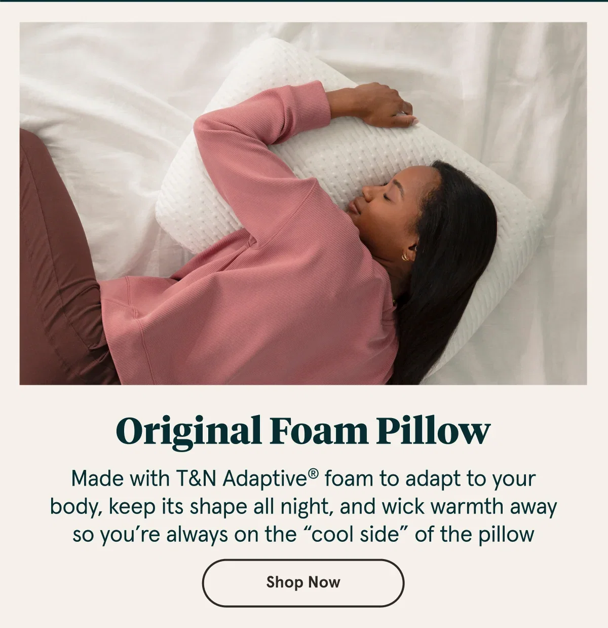 Original Foam Pillow | Shop Now