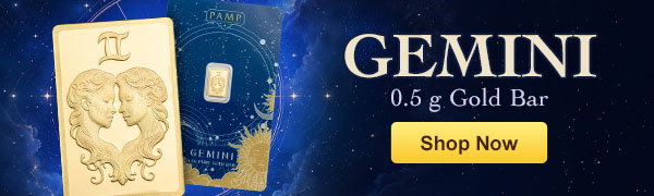 Gemini - 0.5 g Gold Bar