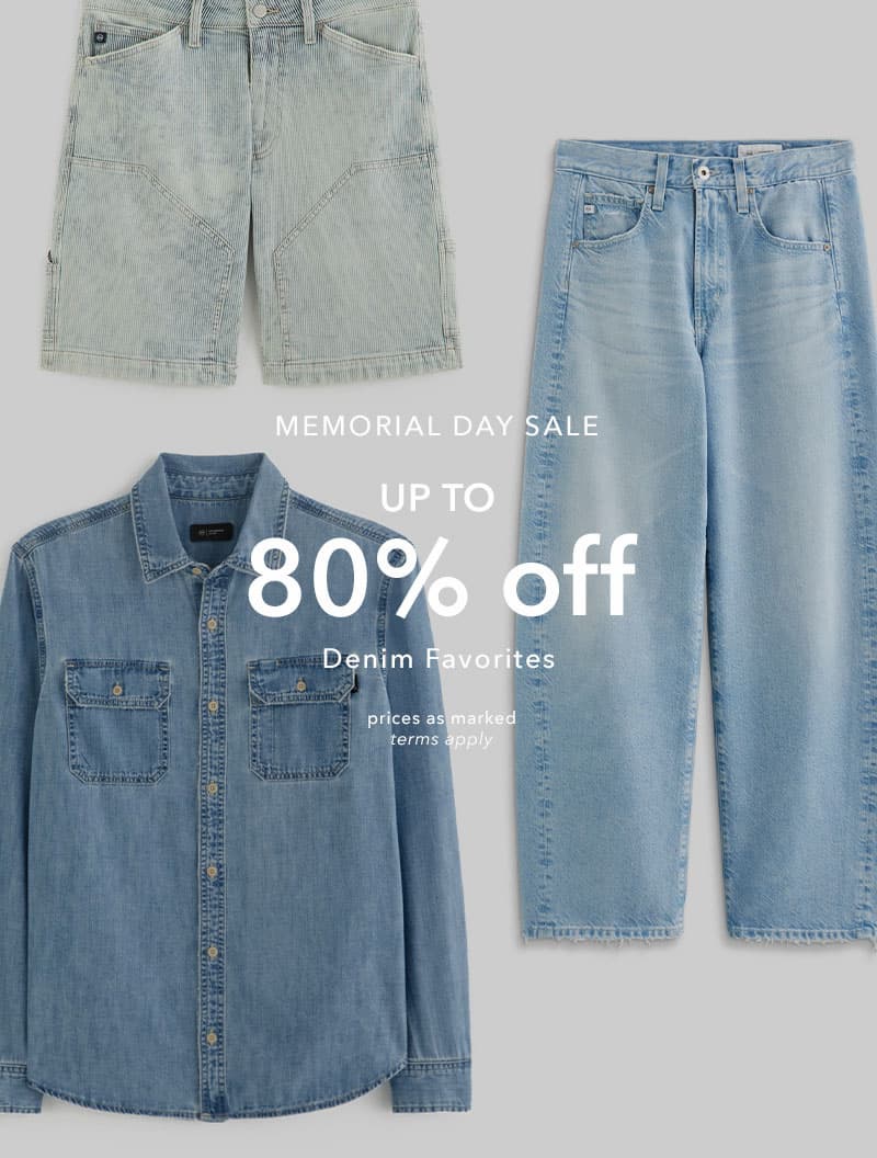 Up to 80% off Denim Favorites