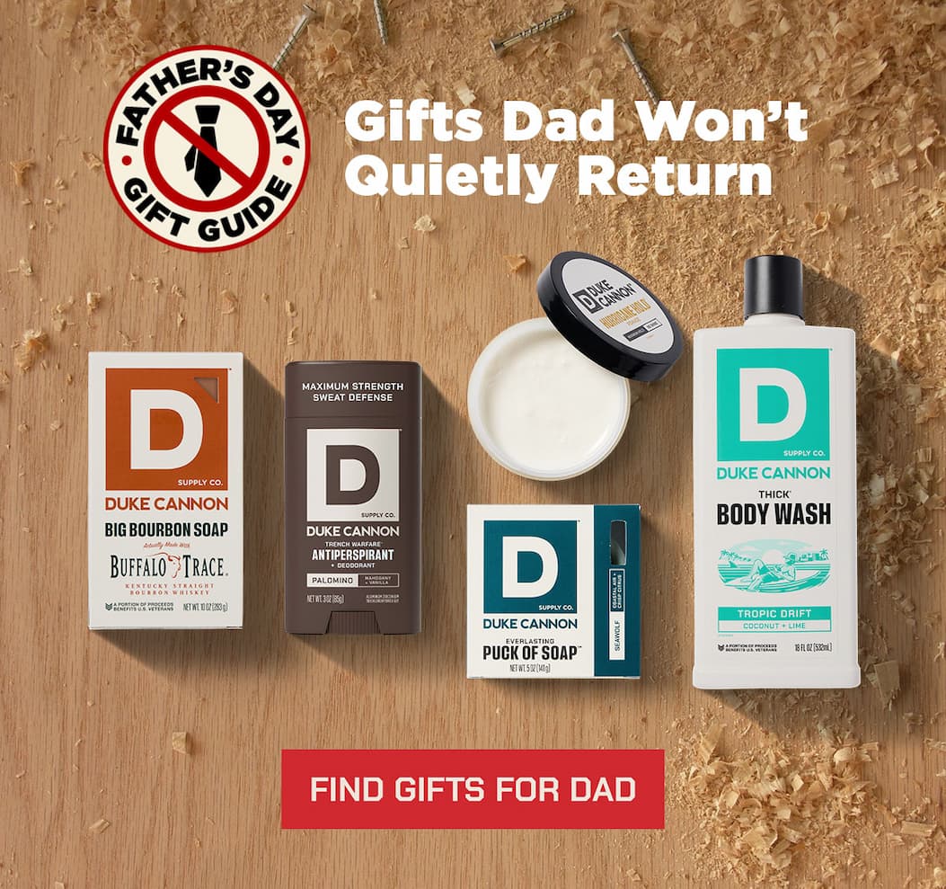 Gifts dad won't return. Find gift for dad.