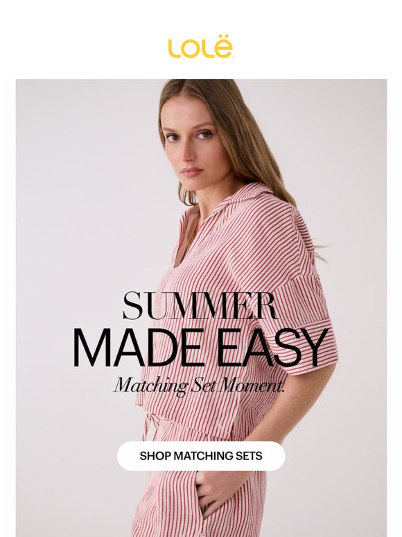 NEW: Matching Set Moment