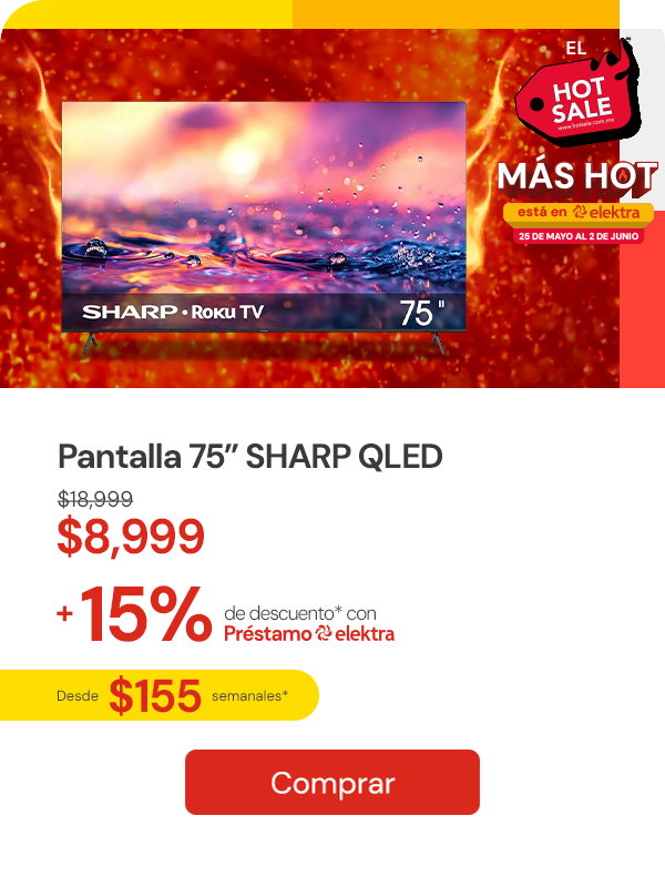 Pantalla Sharp