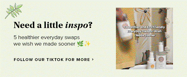 Need a little inspo? 5 healthier everyday swaps we wish we made sooner 🌿✨